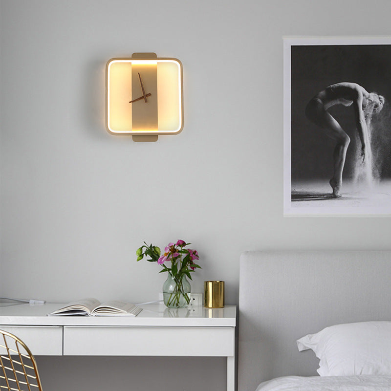 Bedroom Clock Lamp