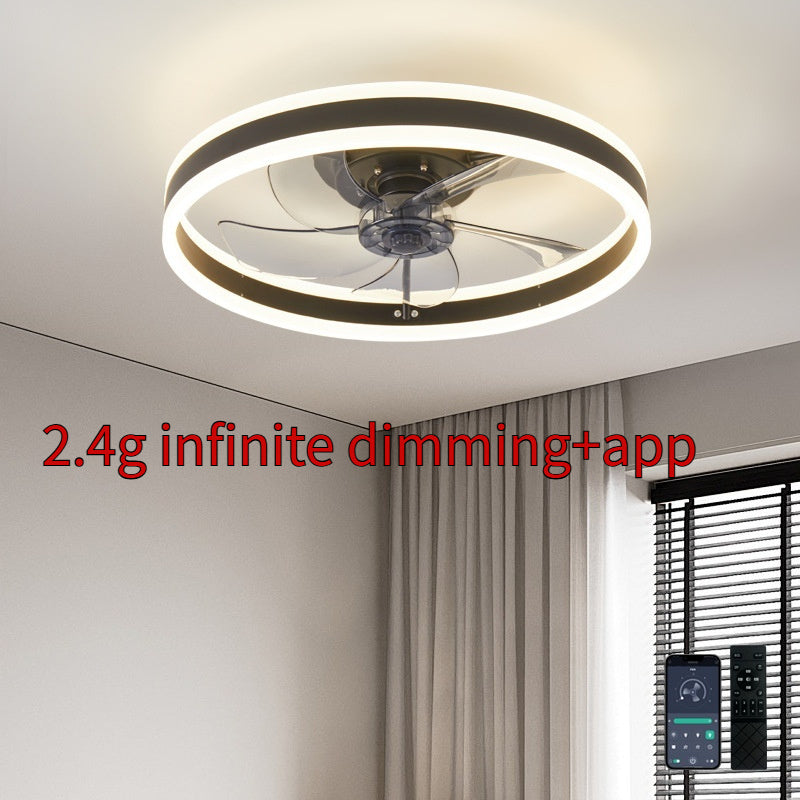 Modern Simple Light Luxury Fan Lamp